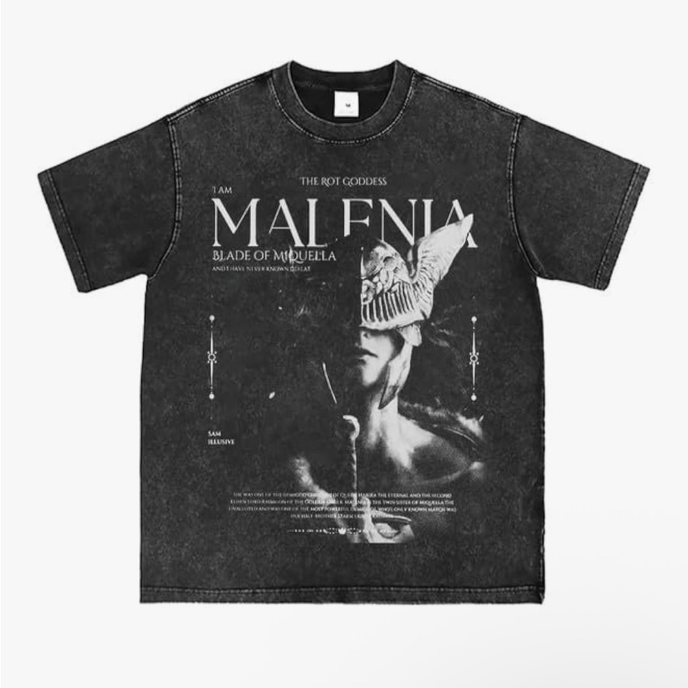 Comfort Colors Black Short Sleeve Tee with Artistic Design